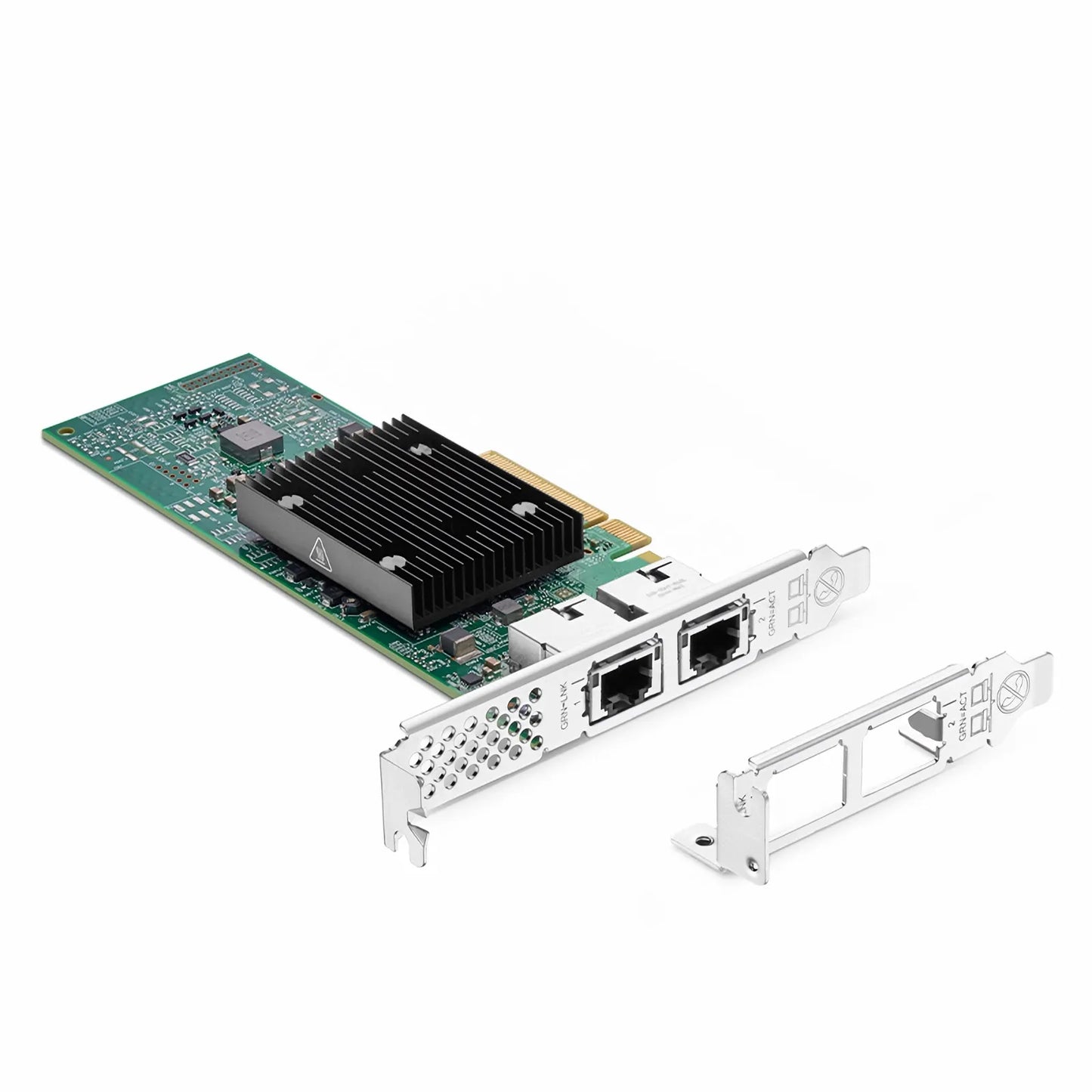 Broadcom® BCM957416A4160C Ethernet Network Interface Card, P210TP 10GbE Dual-port RJ45, PCIe 3.0 x8, Standard & Low Profile