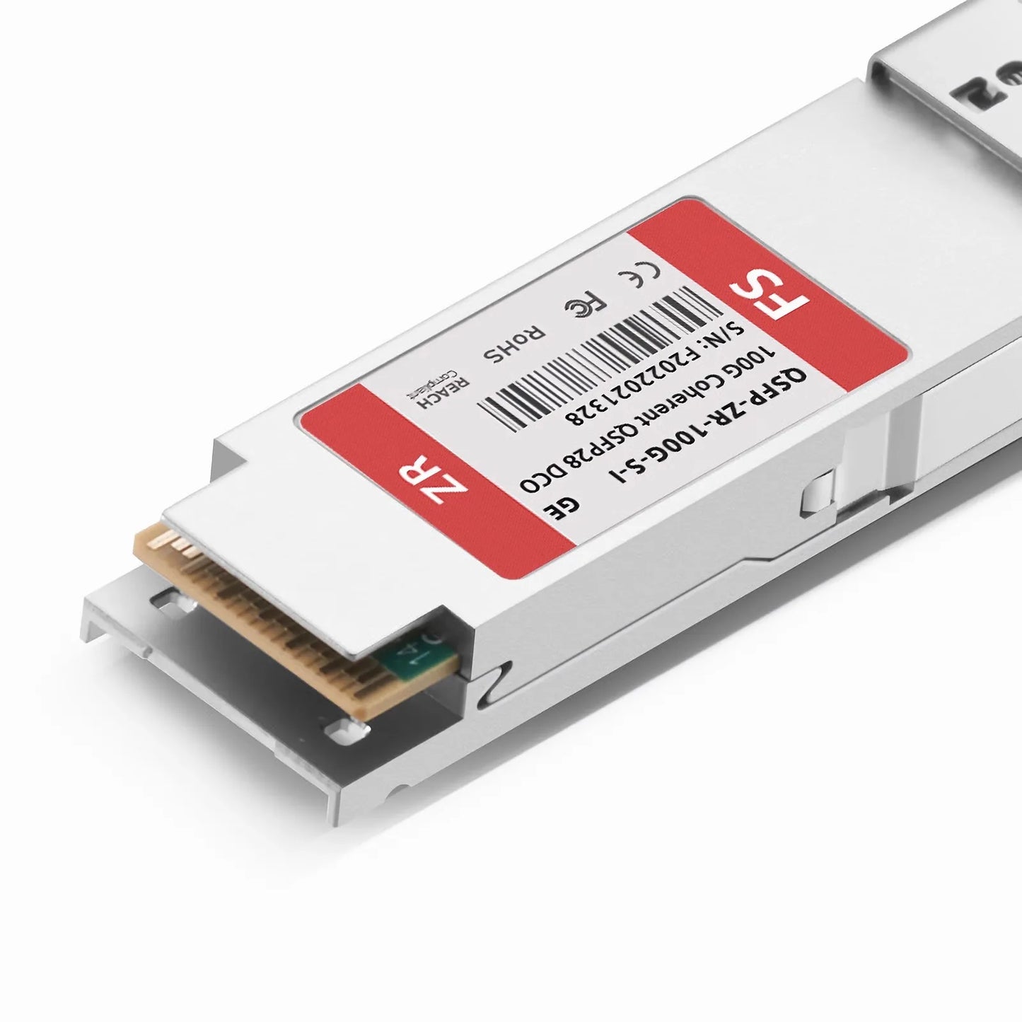 Generic Compatible QSFP28 DCO 100G DWDM C-band Tunable Coherent 80km DOM Duplex LC/UPC SMF Optical Transceiver Module for Transmission(Industrial)