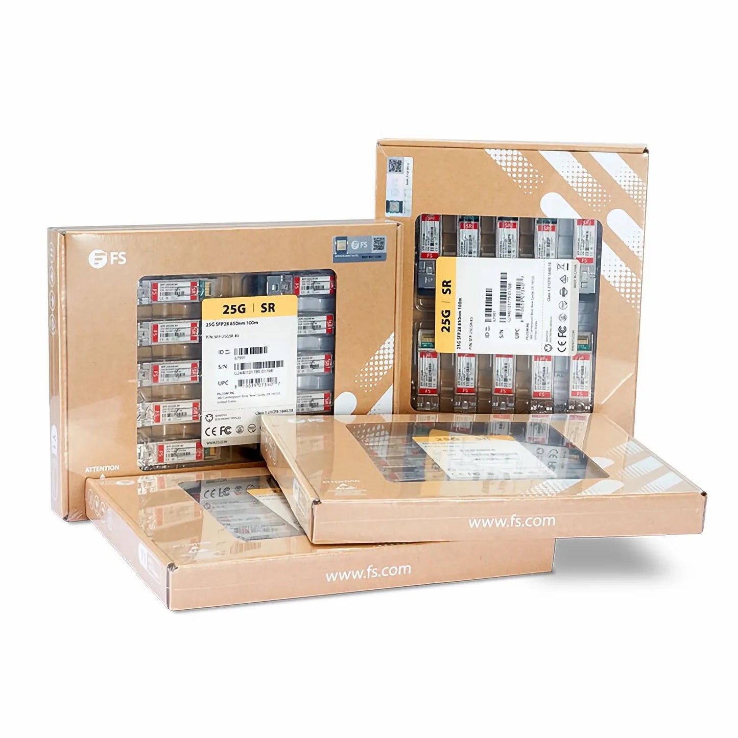 Cisco SFP-25G-SR-S Compatible 25GBASE-SR SFP28 850nm 100m DOM Duplex LC/UPC MMF Optical Transceiver Module
