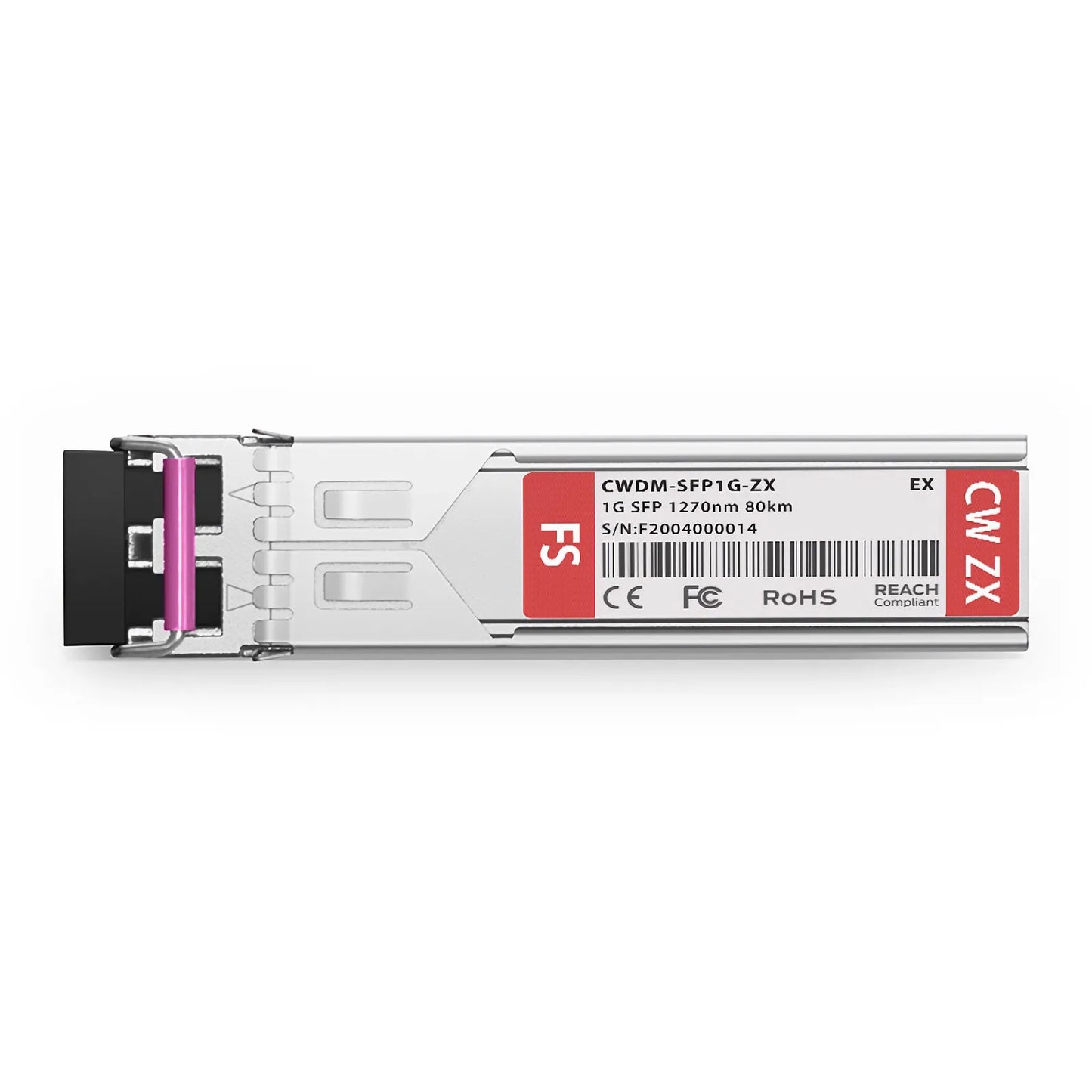 Extreme Networks CWDM-SFP-1270 Compatible SFP 1000BASE-CWDM 1270nm 80km DOM Duplex LC/UPC SMF Optical Transceiver Module for Transmission