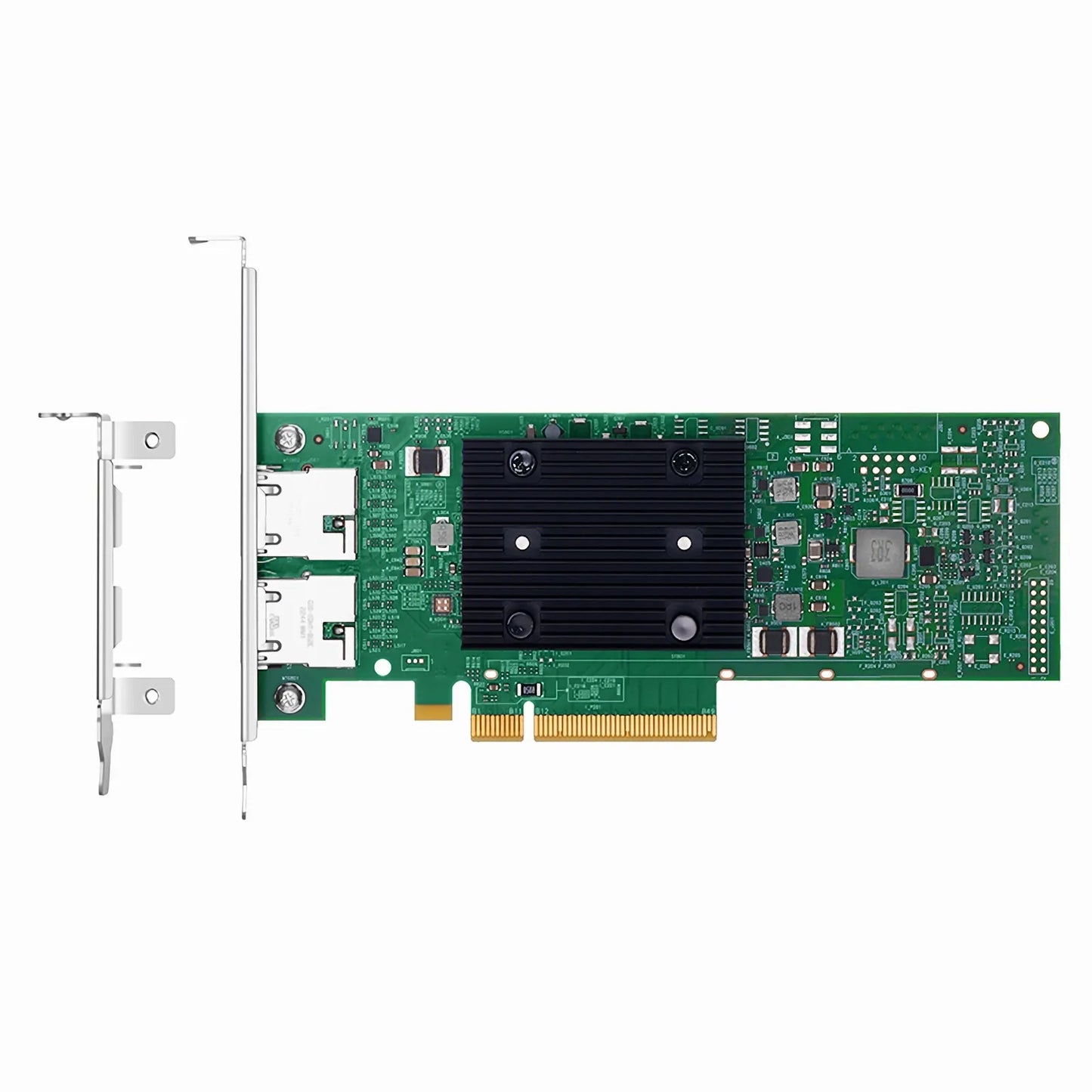 Broadcom® BCM957416A4160C Ethernet Network Interface Card, P210TP 10GbE Dual-port RJ45, PCIe 3.0 x8, Standard & Low Profile