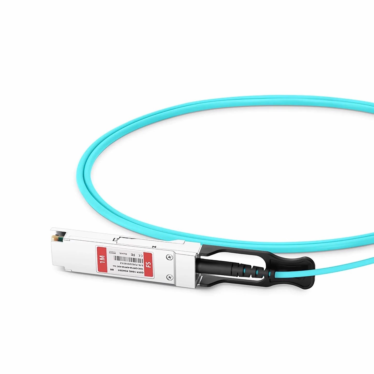 1m (3ft) Brocade 100G-Q28-S28-AOC-0101 Compatible 100G QSFP28 4 x 25G NRZ to 4 x 25G SFP28 NRZ Active Optical Breakout Cable