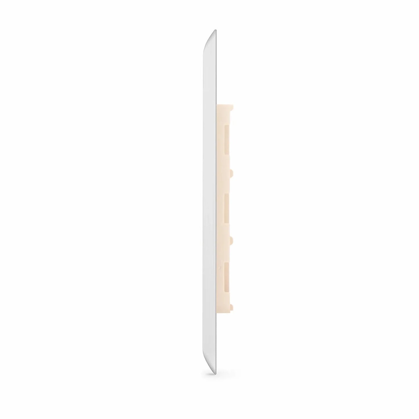 SyncEase Stainless Steel Two Port Keystone Single Gang Wall Plate