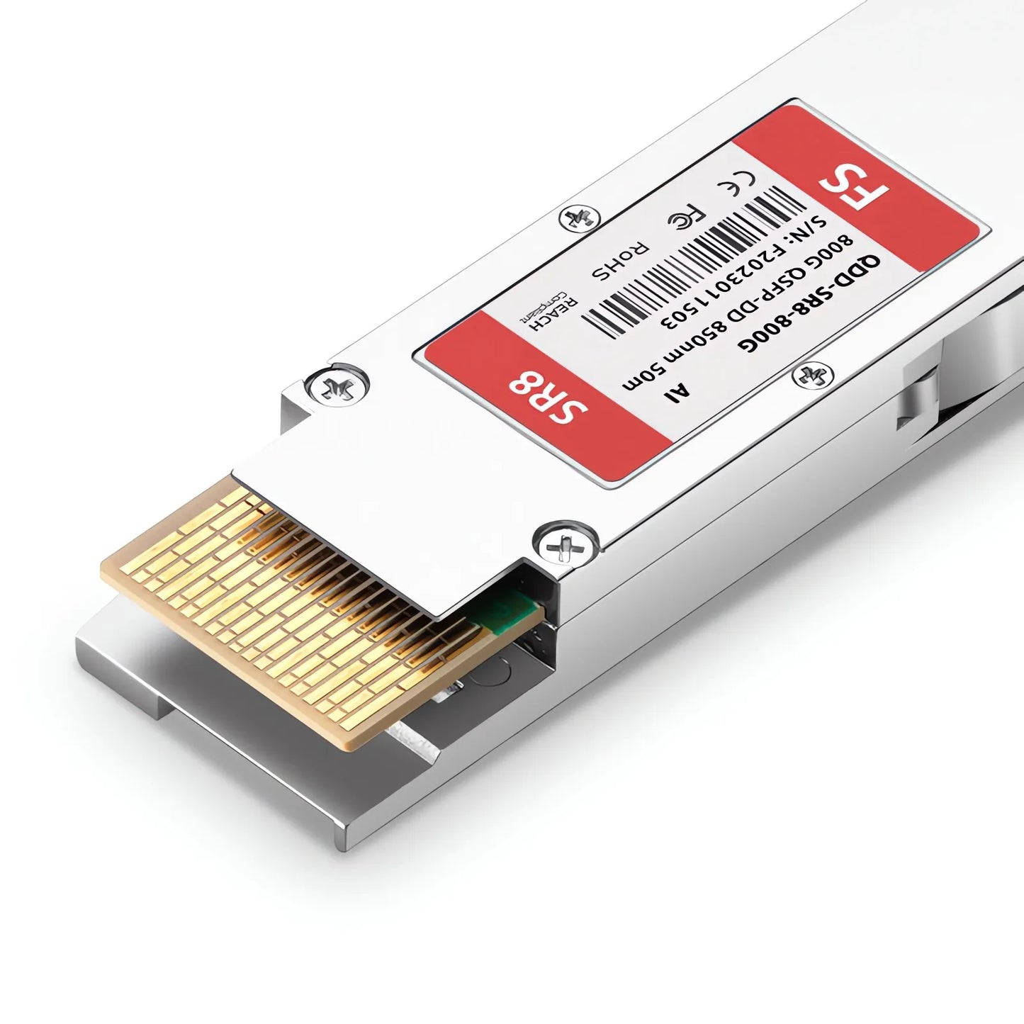 Arista Networks Compatible 800GBASE-SR8 QSFP-DD 8 x 100G PAM4 850nm 50m DOM MPO-16/APC MMF Optical Transceiver Module