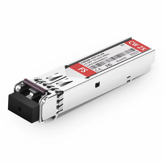 SFP 1000BASE-CWDM 1610nm 80km DOM Duplex LC/UPC SMF Optical Transceiver Module for Transmission for FS Switches