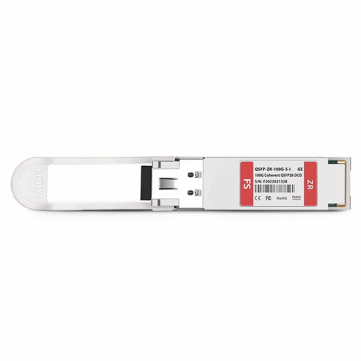 Generic Compatible QSFP28 DCO 100G DWDM C-band Tunable Coherent 80km DOM Duplex LC/UPC SMF Optical Transceiver Module for Transmission(Industrial)