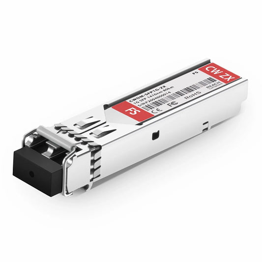 SFP 1000BASE-CWDM 1410nm 80km DOM Duplex LC/UPC SMF Optical Transceiver Module for Transmission for FS Switches