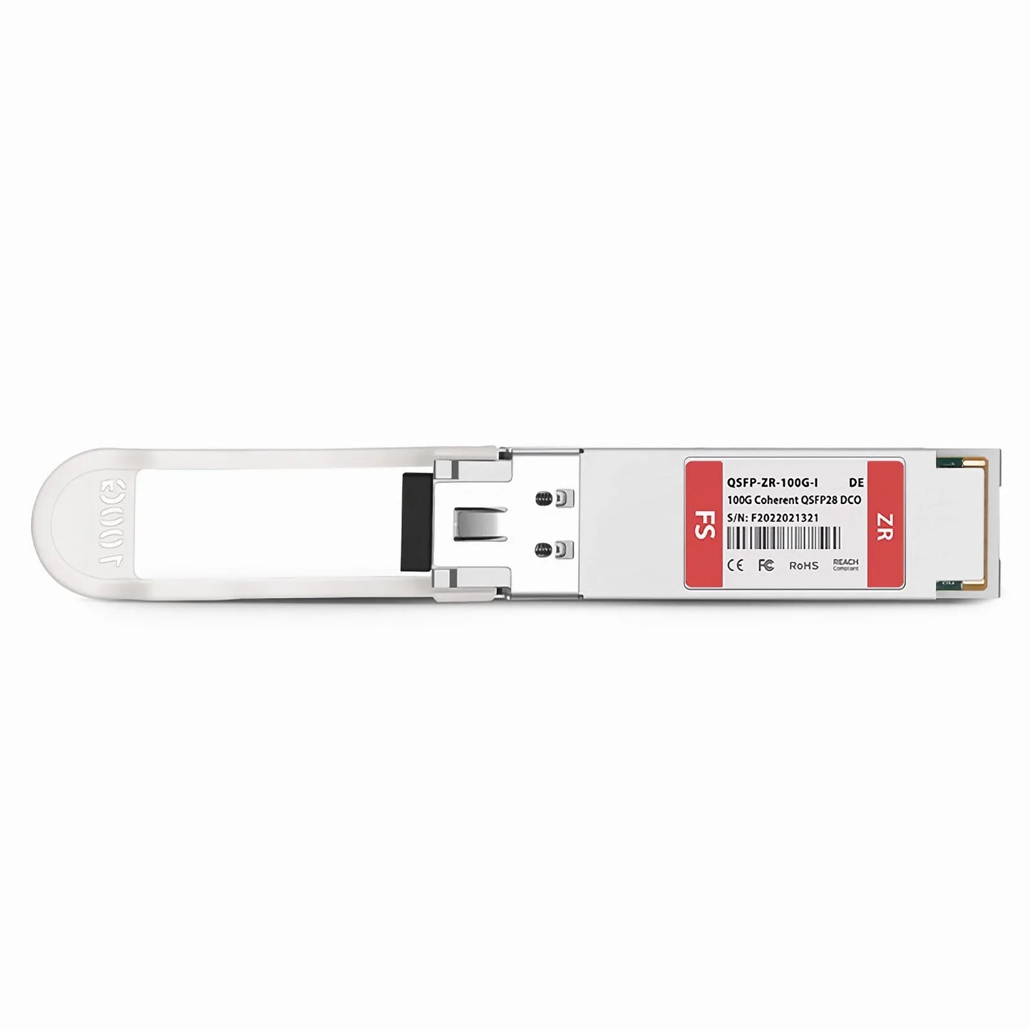 Dell Compatible QSFP28 DCO 100G DWDM C-band Tunable Coherent 80km DOM Duplex LC/UPC SMF Optical Transceiver Module for Transmission(Industrial)