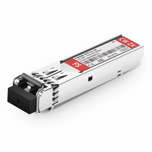 SFP 1000BASE-CWDM 1470nm 80km DOM Duplex LC/UPC SMF Optical Transceiver Module for Transmission for FS Switches