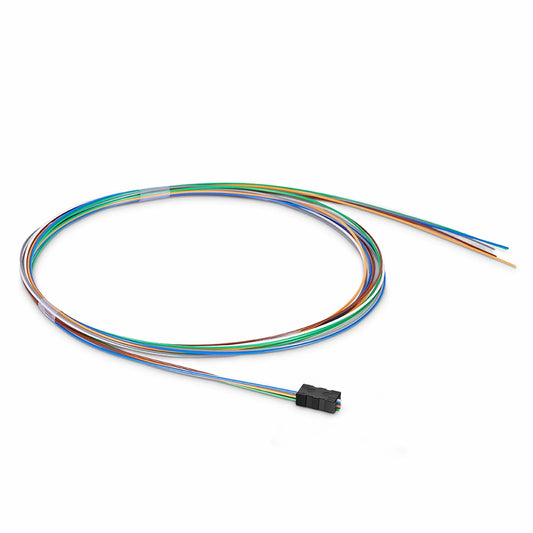 6 Fibers Buffer Tube Color-coded Fan-out Kit, for Round Cable, Indoor, 1.2m (3.94ft) Tubing Length