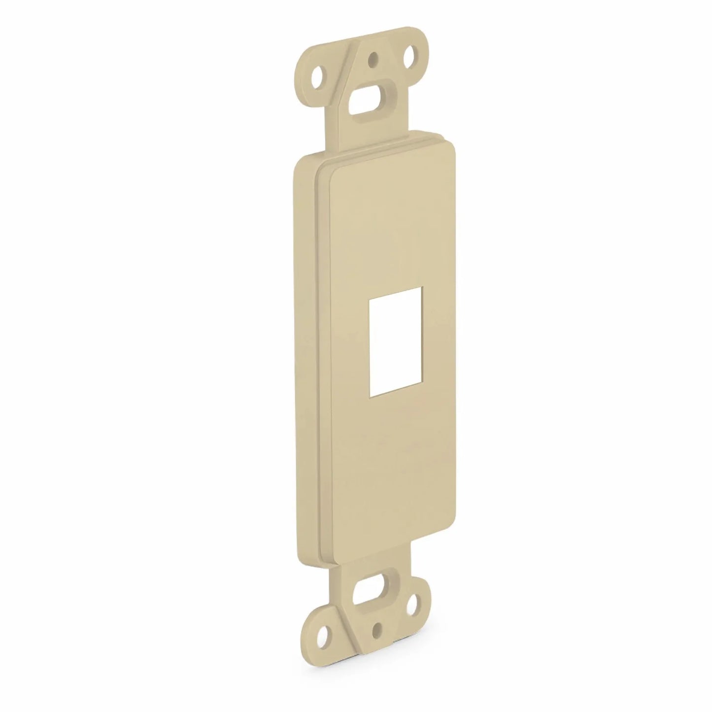 SyncEaseFFSystem™ Faceplate Frame Keystone Insert, 1 Ports, Ivory, 4.09'' x 1.4''
