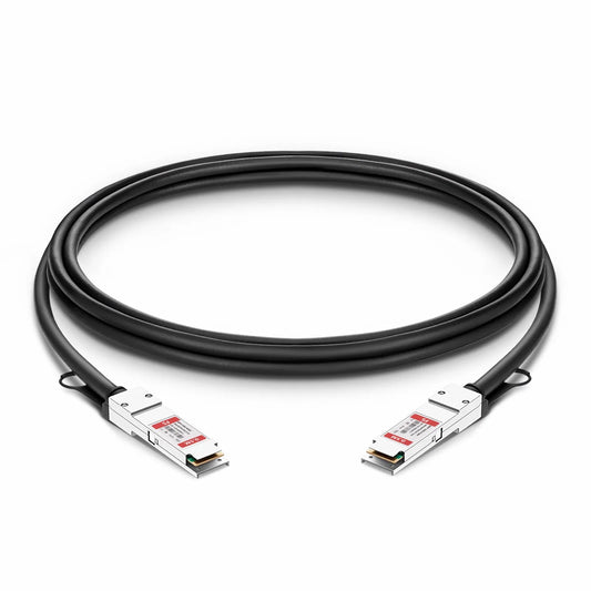 0.5m (2ft) Cisco QSFP-100G-CU0.5M Compatible 100G QSFP28 4 x 25G NRZ Passive Direct Attach Copper Twinax Cable