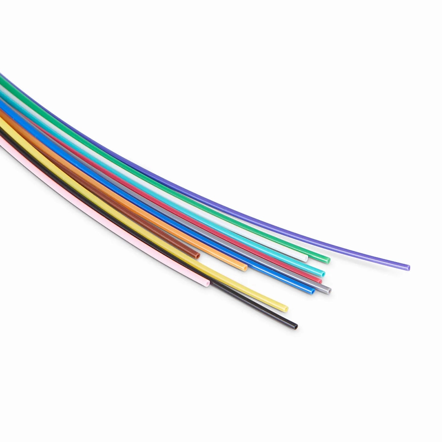 12 Fibers Buffer Tube Color-coded Fan-out Kit, for Round Cable, Indoor, 1.2m (3.94ft) Tubing Length