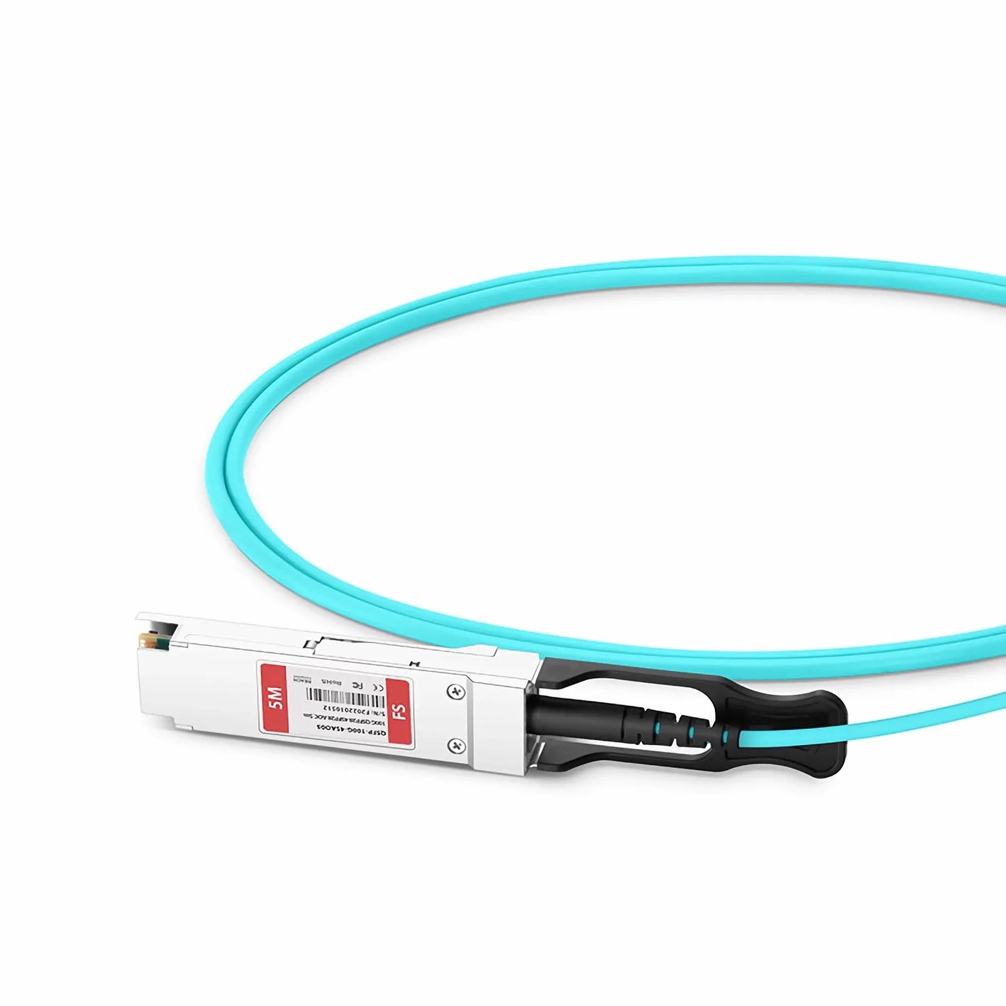 5m (16ft) Cisco QSFP-4SFP25G-AOC5M Compatible 100G QSFP28 4 x 25G NRZ to 4 x 25G SFP28 NRZ Active Optical Breakout Cable