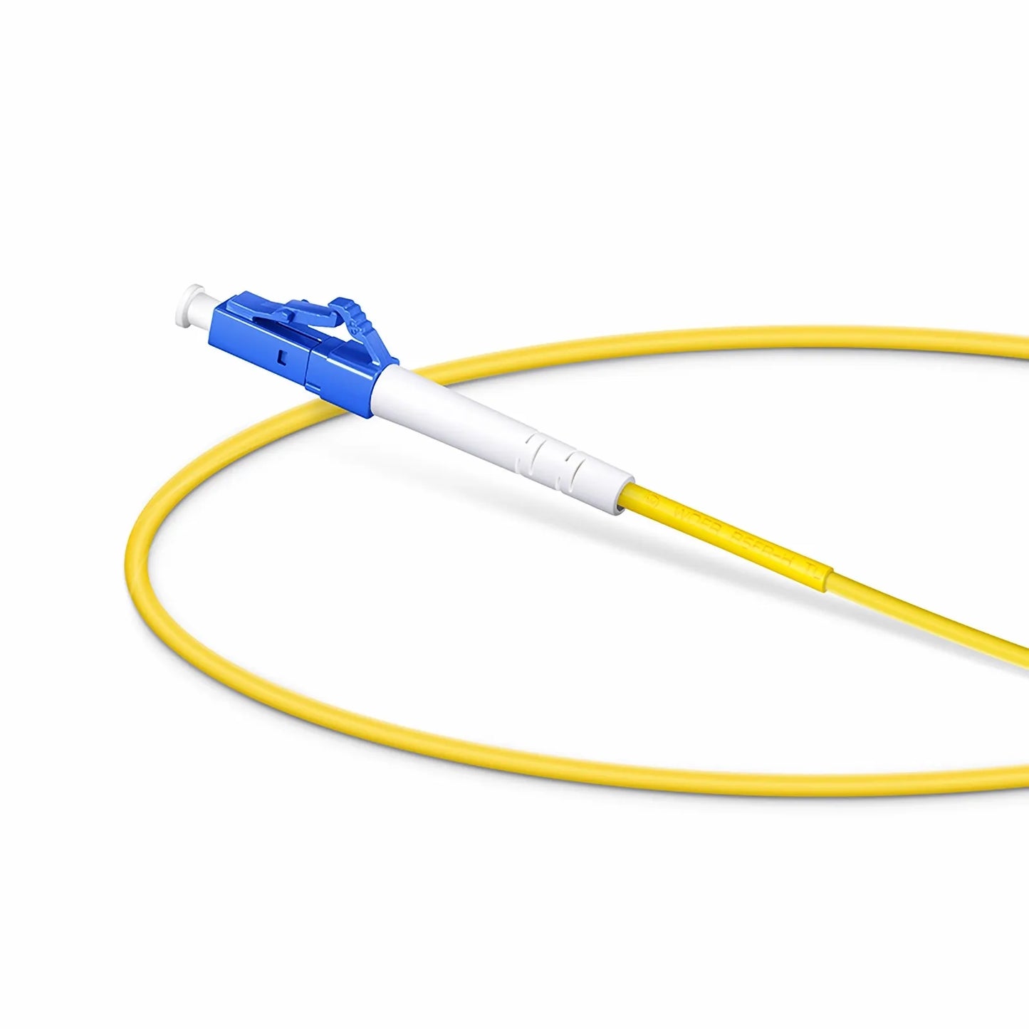 0.5m (1.6ft) Fiber Patch Cable, 1 Fiber, LC UPC Simplex to SC UPC Simplex, Single Mode (OS2), Riser (OFNR), 2.0mm, Tight-Buffered, Yellow