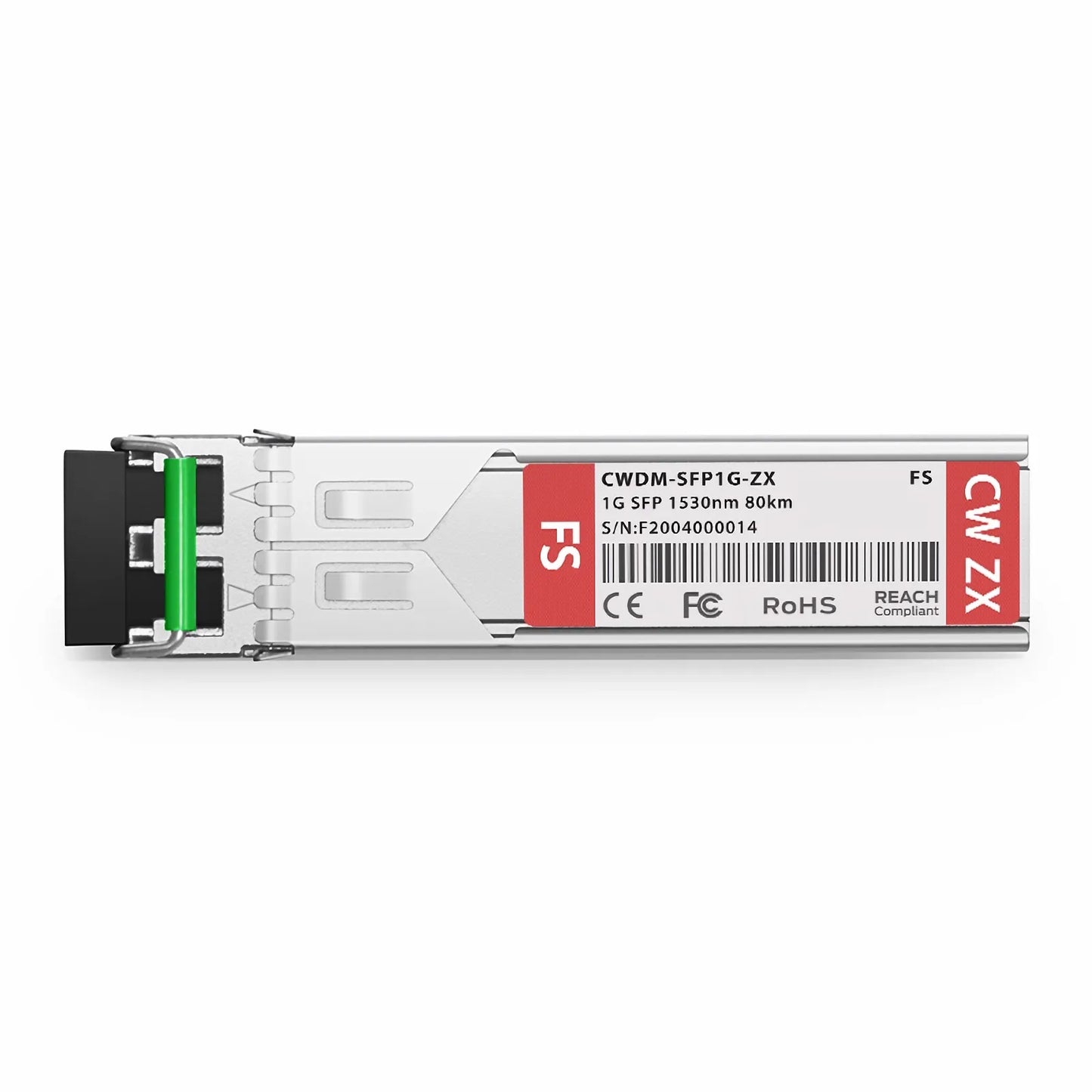 SFP 1000BASE-CWDM 1530nm 80km DOM Duplex LC/UPC SMF Optical Transceiver Module for Transmission for FS Switches