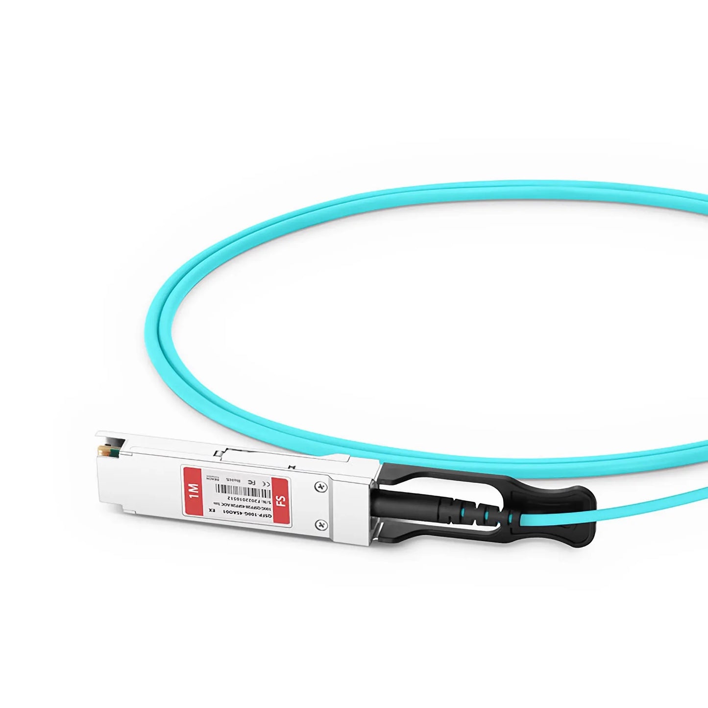 1m (3ft) Extreme Networks Compatible 100G QSFP28 4 x 25G NRZ to 4 x 25G SFP28 NRZ Active Optical Breakout Cable