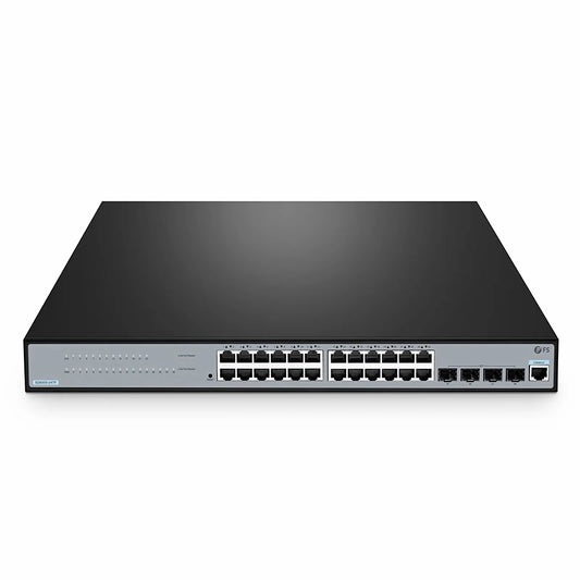 S2805S-24TF, 24-Port Gigabit Ethernet L2 Smart Managed Switch, 24 x Gigabit RJ45, with 4 x 1Gb SFP Uplinks, Fanless