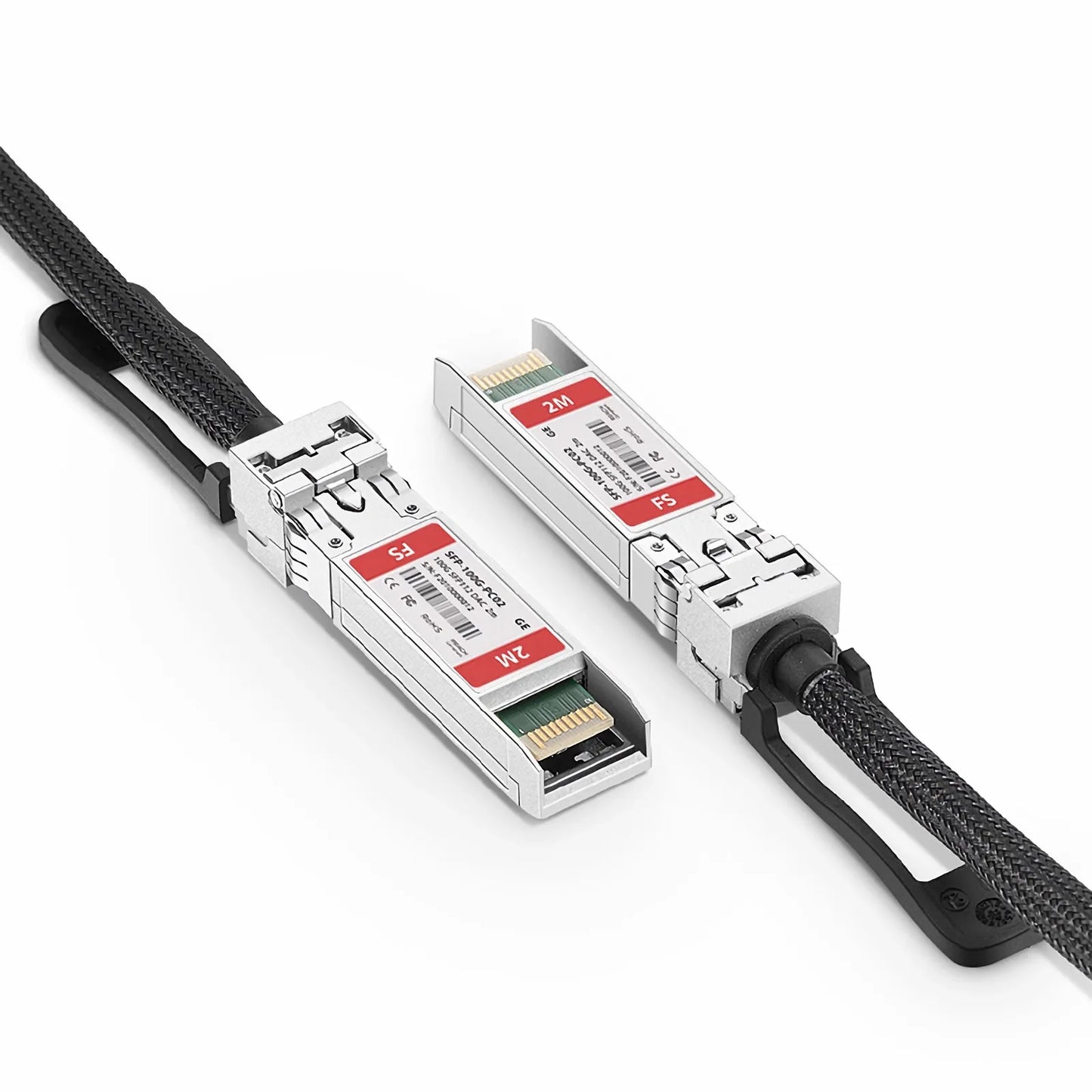 2m (7ft) Generic Compatible 100G SFP112 PAM4 Passive Direct Attach Copper Twinax Cable