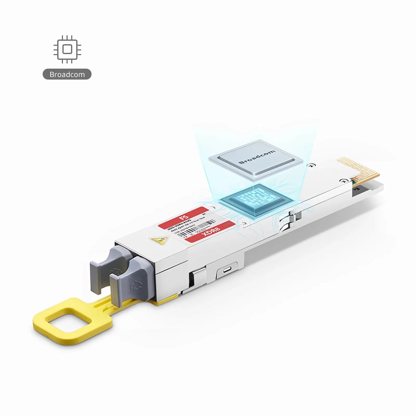 Cisco QDD-8X100G-FR Compatible 800GBASE 2 x 400G-XDR4/XDR8 QSFP-DD 8 x 100G PAM4 1310nm 2km DOM Dual MPO-12/APC SMF Optical Transceiver Module