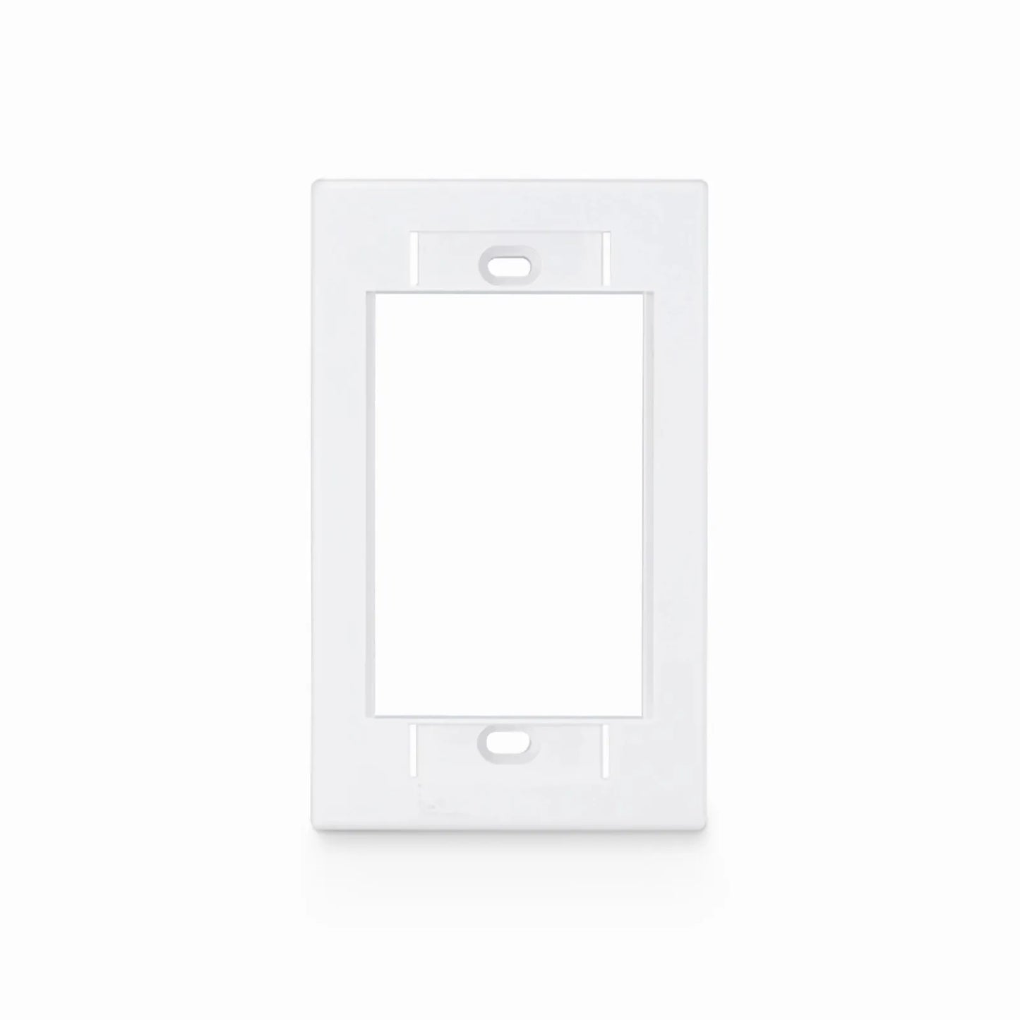 Single-Gang MOS Faceplate Frame, White