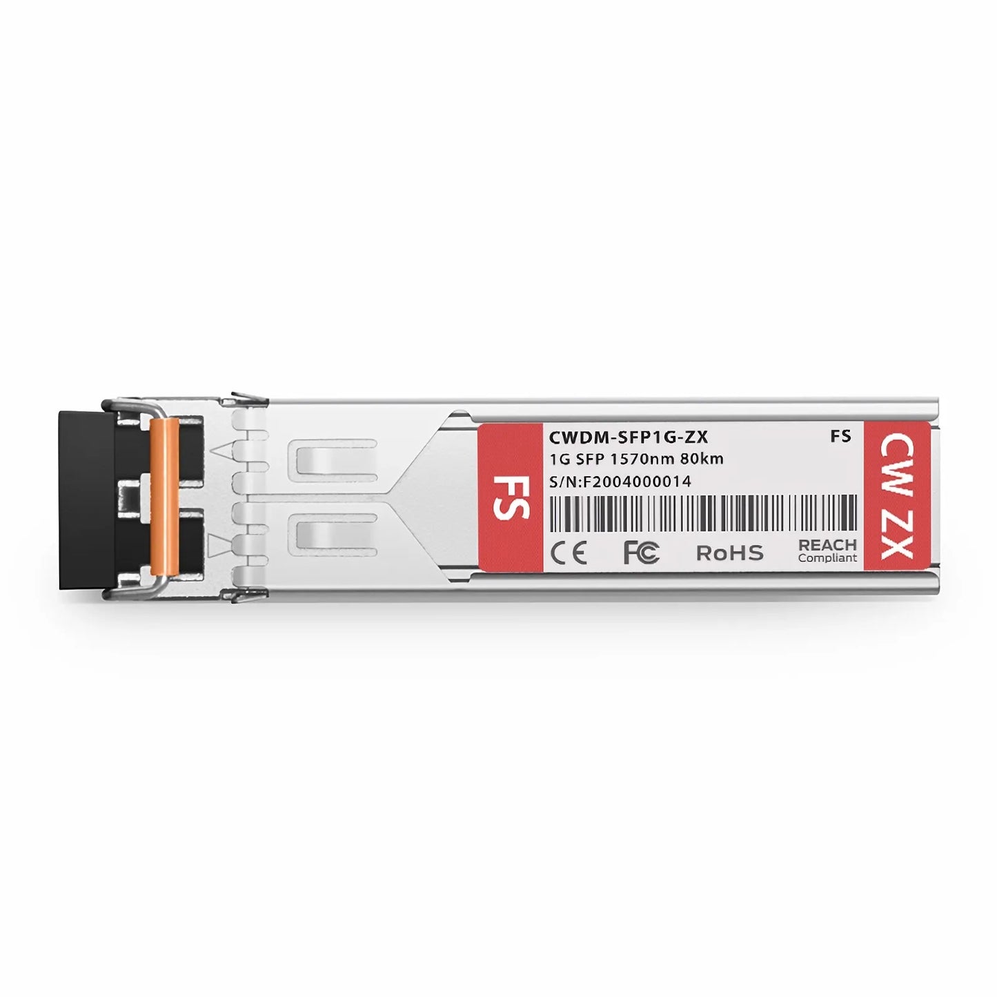 SFP 1000BASE-CWDM 1570nm 80km DOM Duplex LC/UPC SMF Optical Transceiver Module for Transmission for FS Switches