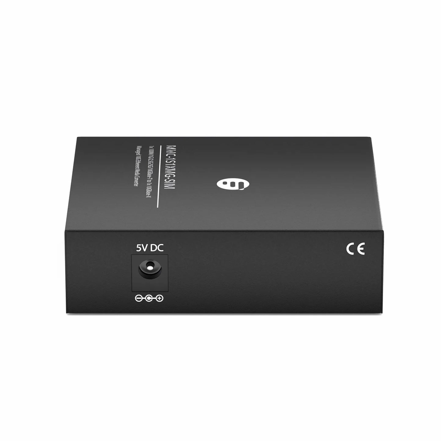 Managed 1x 100M/1G/2.5G/5G/10GBase-T RJ45 to 1x 10GBase-X SFP+ 10Gigabit Ethernet Media Converter, Slide-in Module, American Plug Standard