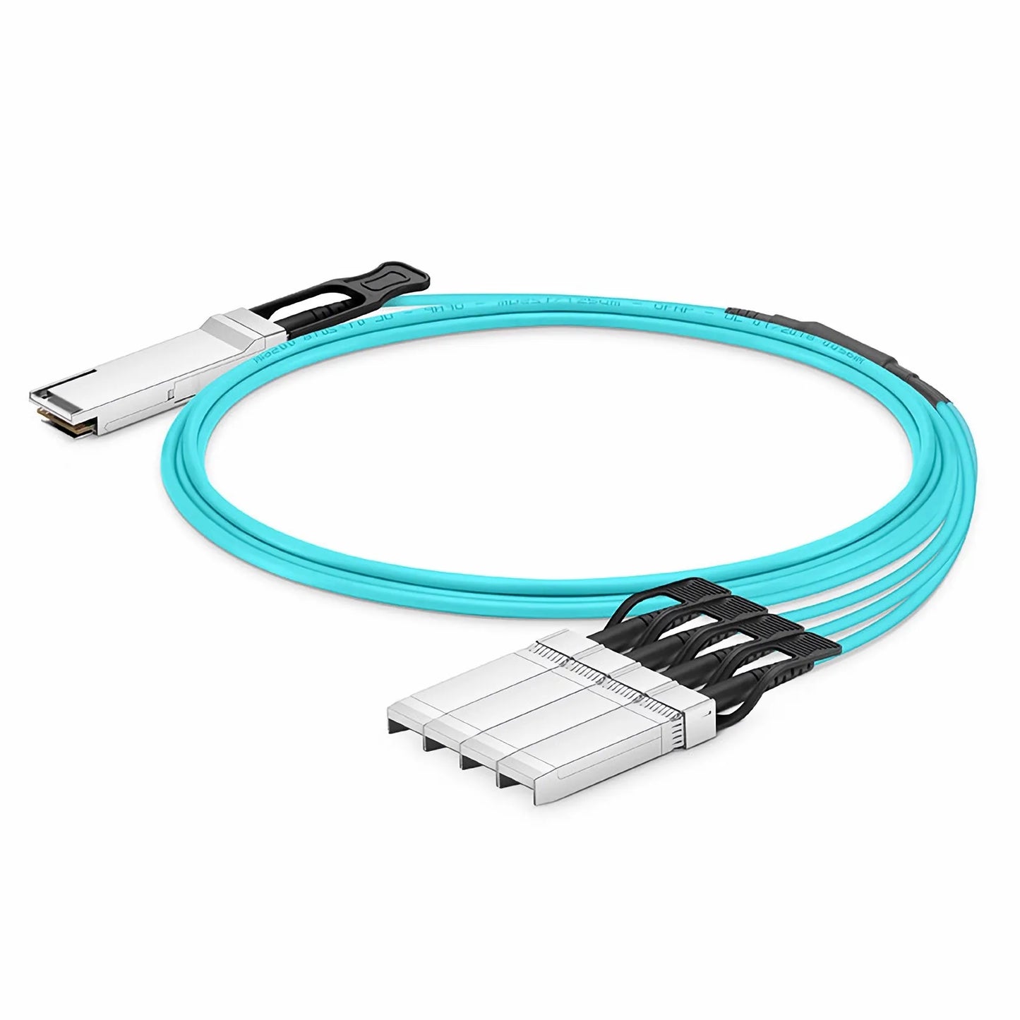 7m (23ft) Cisco QSFP-4SFP25G-AOC7M Compatible 100G QSFP28 4 x 25G NRZ to 4 x 25G SFP28 NRZ Active Optical Breakout Cable