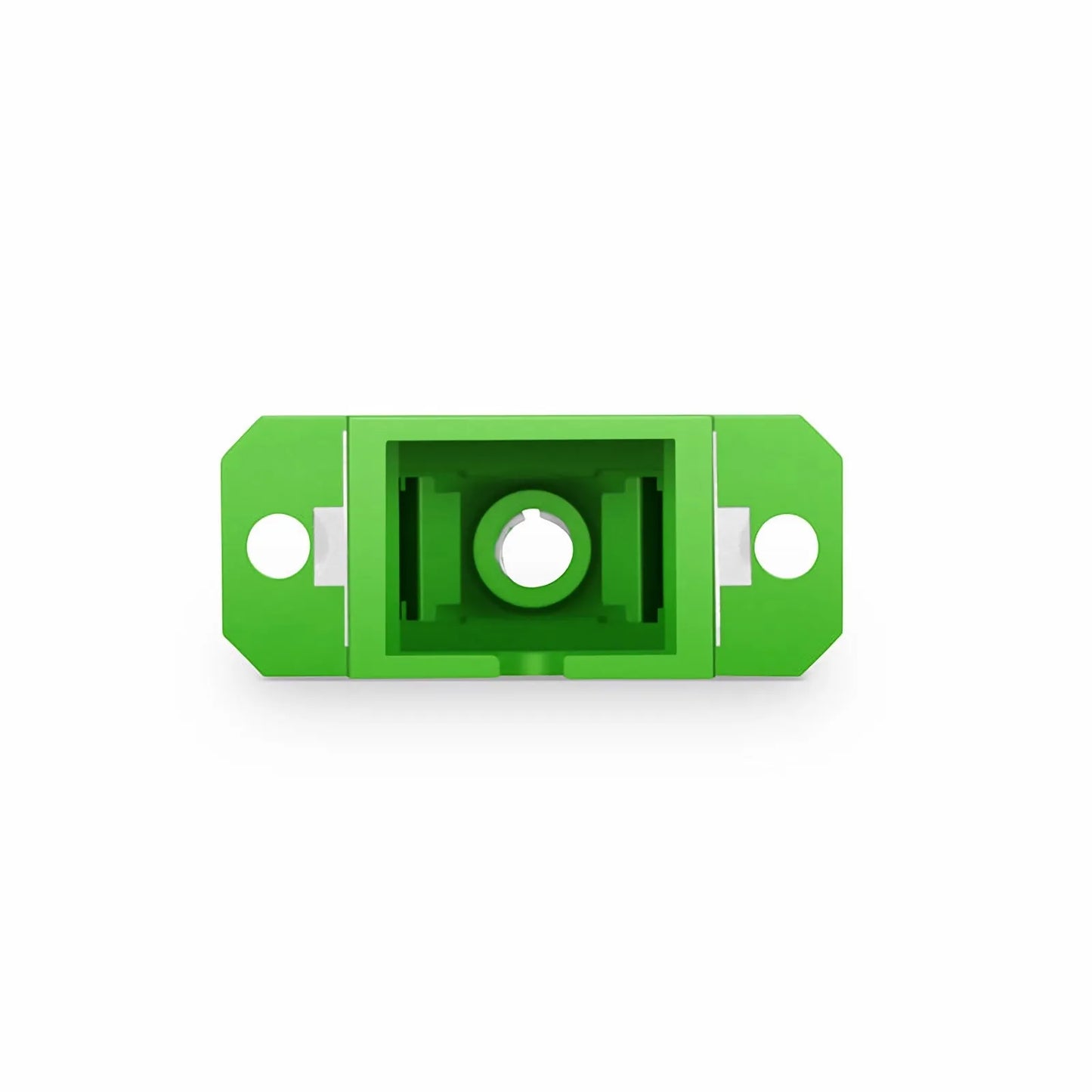 FC/APC to SC/APC Hybrid Simplex OS2 Single Mode Plastic Fiber Optic Adapter/Coupler, Female to Female