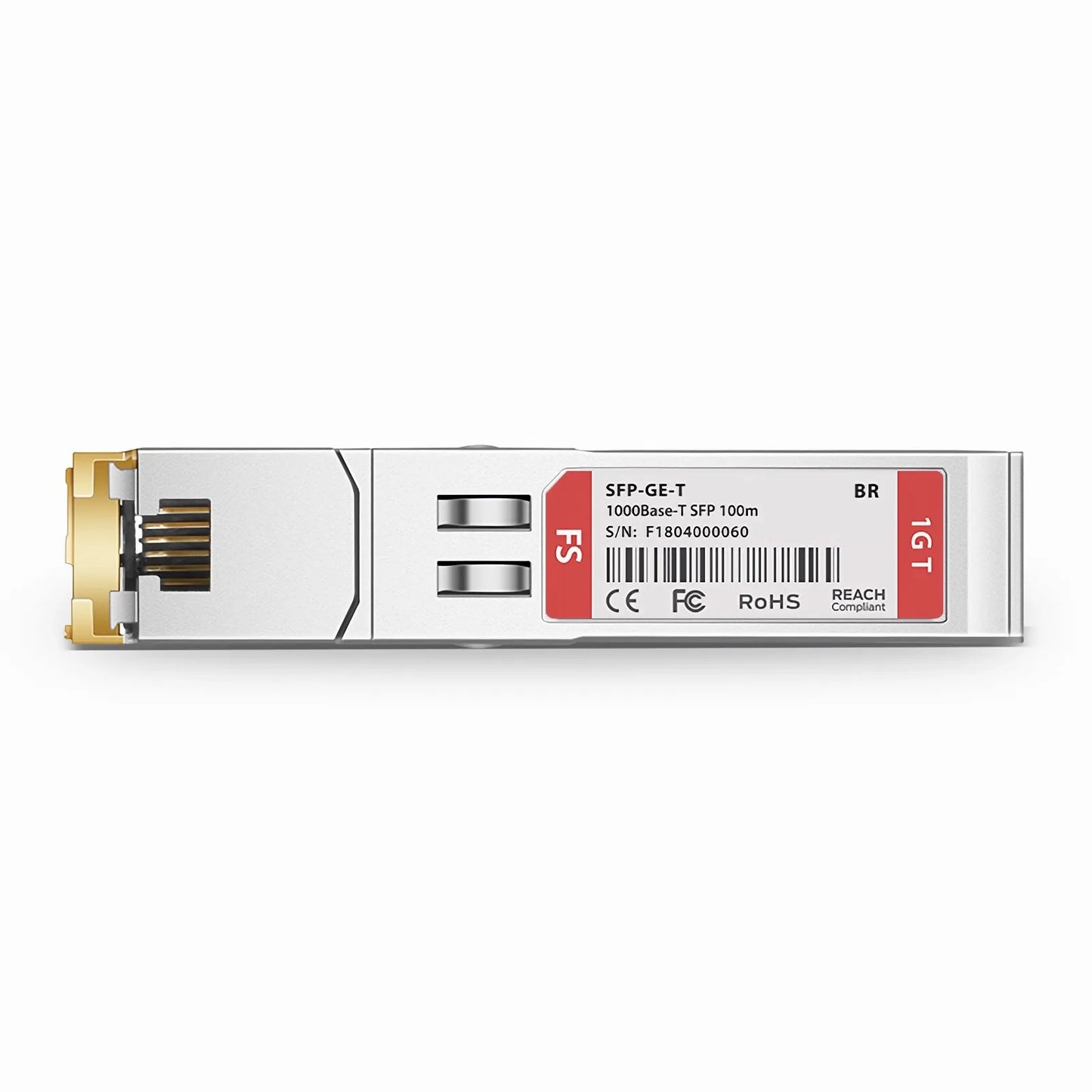 Brocade E1MG-TX Compatible 1000BASE-T SFP Copper 100m RJ-45 Transceiver Module