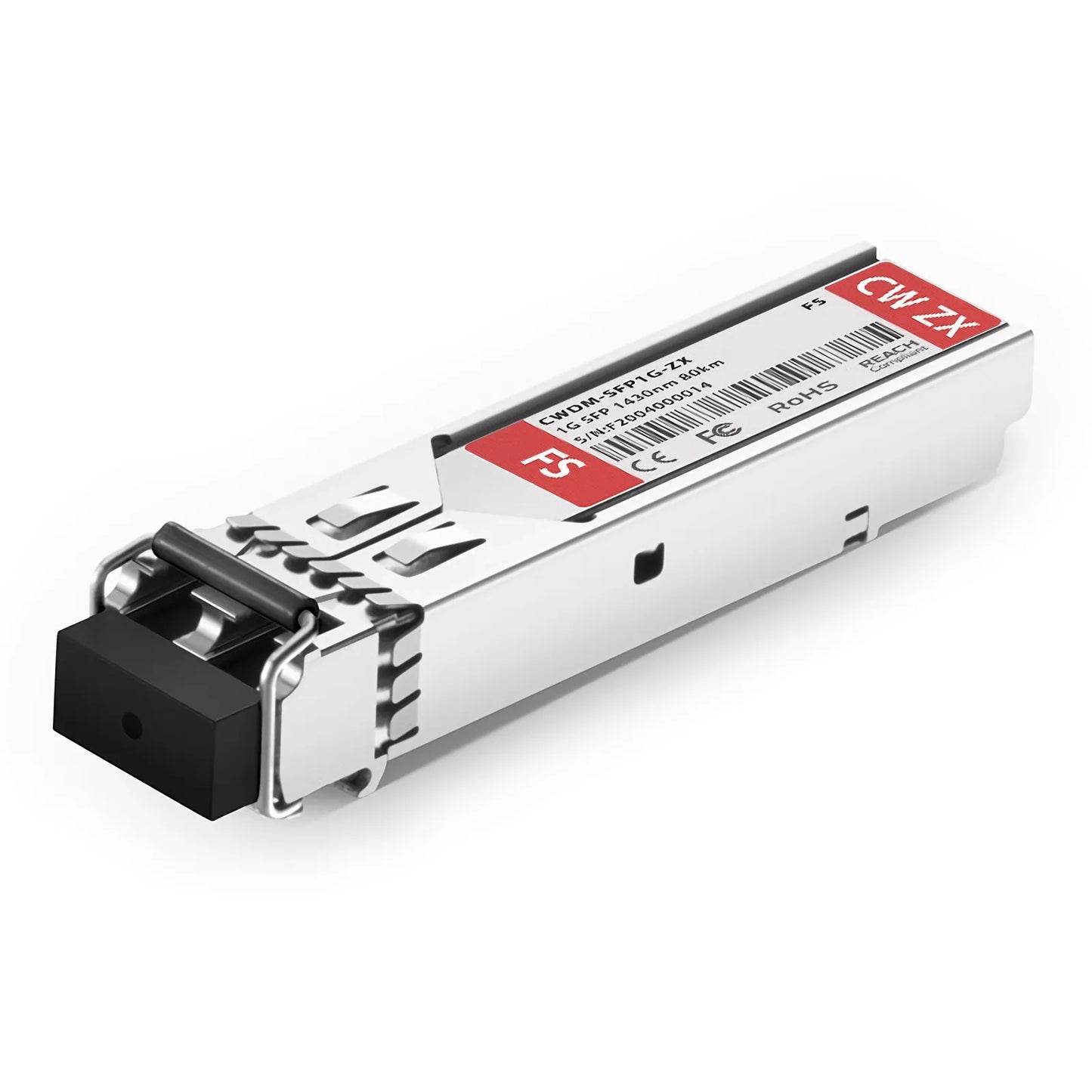 SFP 1000BASE-CWDM 1430nm 80km DOM Duplex LC/UPC SMF Optical Transceiver Module for Transmission for FS Switches