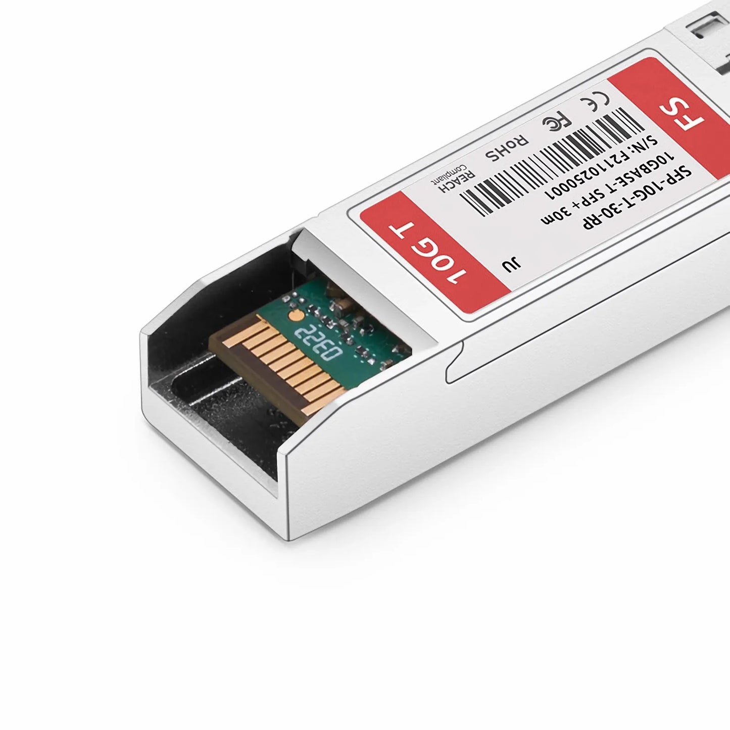 Juniper Compatible 10GBASE-T SFP+ Copper 30m RJ-45 Transceiver Module with Reduced Power Consumption (LOS)
