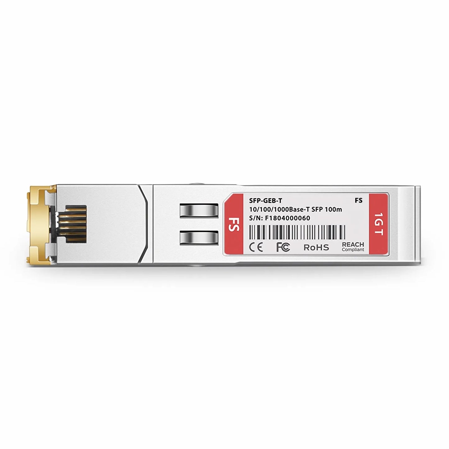 10/100/1000BASE-T SFP SGMII Copper 100m RJ-45 Transceiver Module for FS Switches