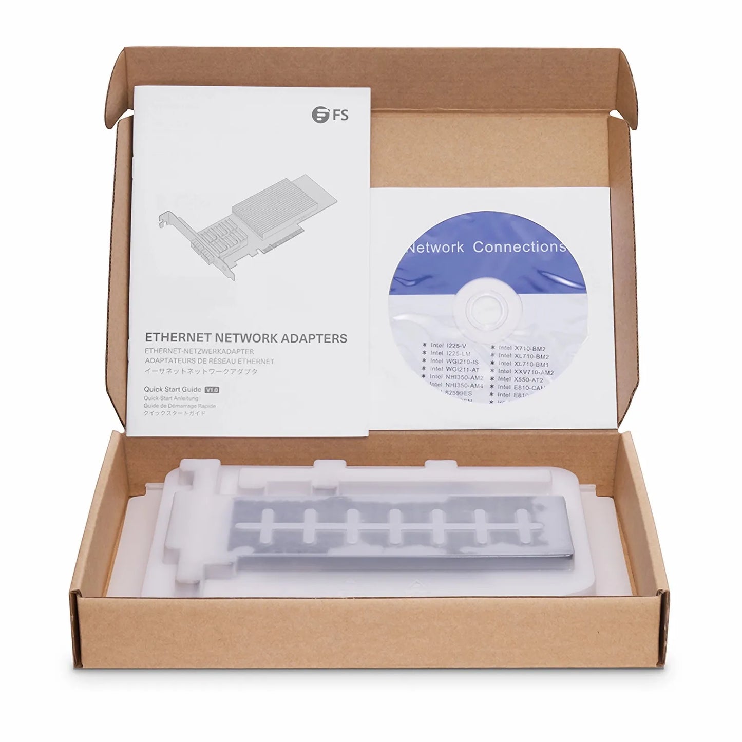 Intel E810-CAM2 Based Ethernet Network Interface Card, 100G Dual-Port QSFP28, PCIe 4.0 x 16, Comparable to Intel E810-CQDA2, Full Height&Low Profile