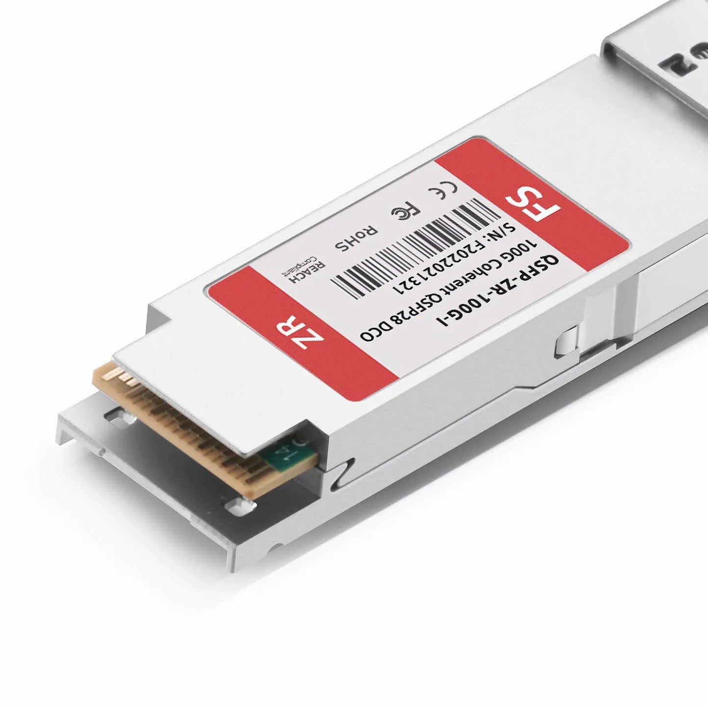 Cisco Compatible QSFP28 DCO 100G DWDM C-band Tunable Coherent 80km DOM Duplex LC/UPC SMF Optical Transceiver Module for Transmission(Industrial)