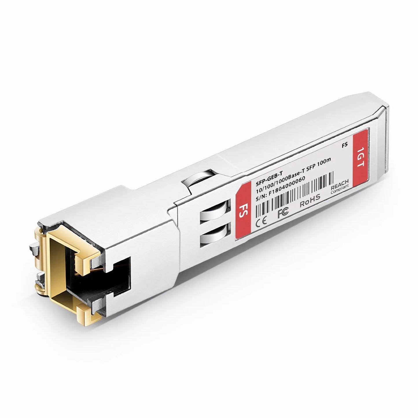 10/100/1000BASE-T SFP SGMII Copper 100m RJ-45 Transceiver Module for FS Switches