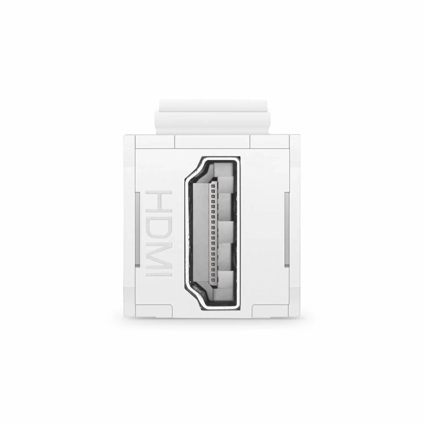 HDMI Feedthrough SyncEase Connector, White Housing