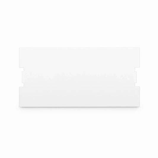 Blank MOS Module, 1 Units High, White