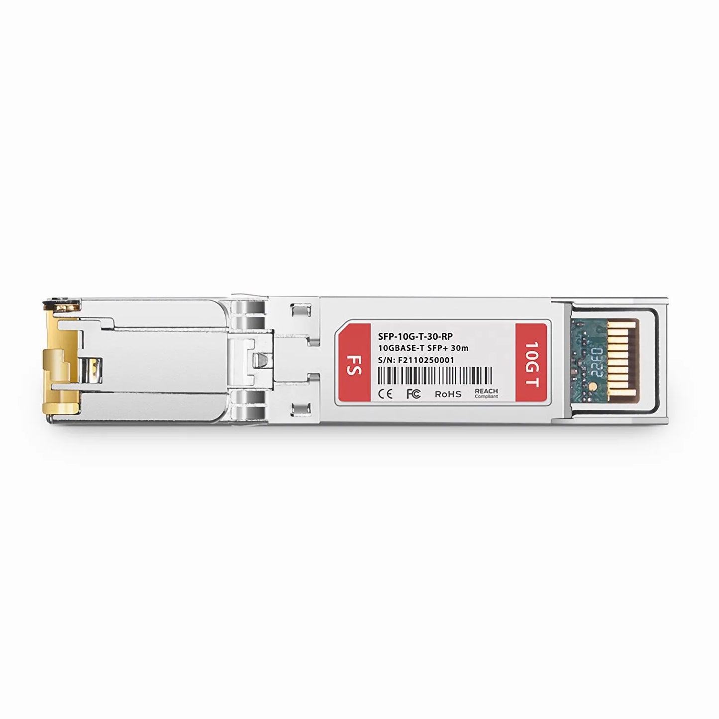 Cisco Compatible 10GBASE-T SFP+ Copper 30m RJ-45 Transceiver Module with Reduced Power Consumption (LOS)