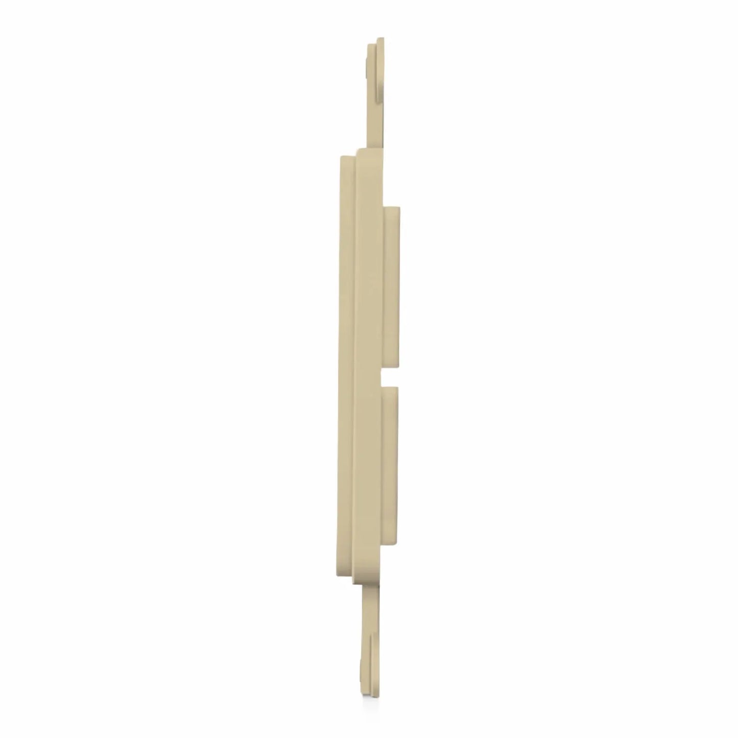 SyncEaseFFSystem™ Faceplate Frame Keystone Insert, 4 Ports, Ivory, 4.09'' x 1.4''