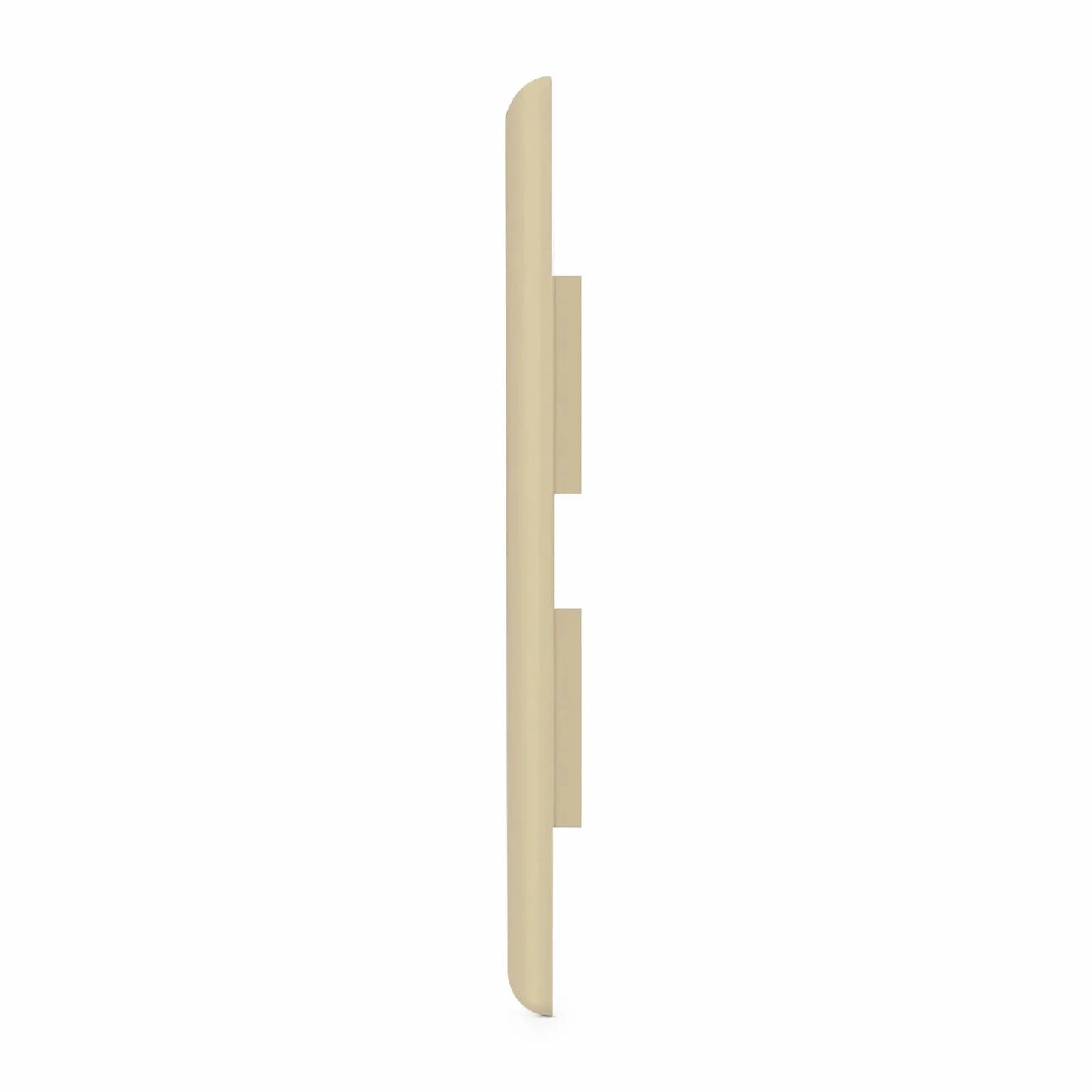 SyncEase Single Gang Two Port Keystone Faceplate, Label Pockets, Ivory