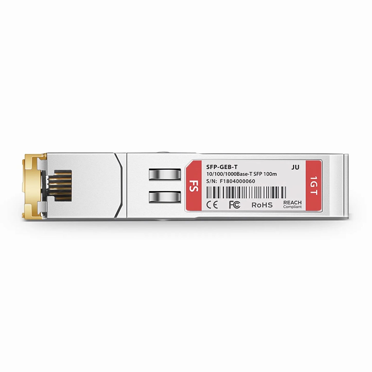 Juniper Networks EX-SFP-1GE-T Compatible 10/100/1000BASE-T SFP SGMII Copper 100m RJ-45 Transceiver Module