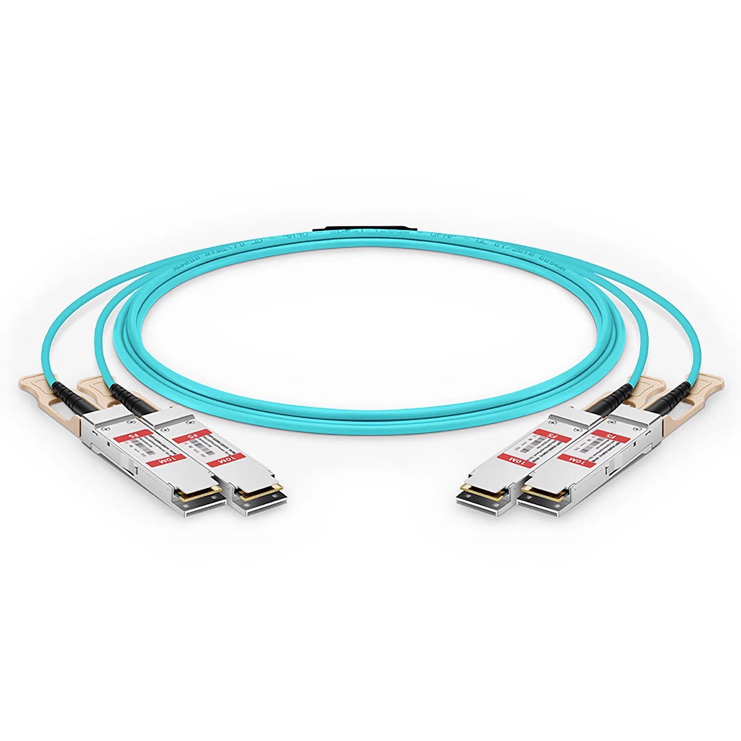 10m (33ft) NVIDIA/Mellanox MFS1S90-H003E Compatible 2 x 200G QSFP56 4 x 50G PAM4 to 2 x 200G QSFP56 4 x 50G PAM4 InfiniBand HDR Active Optical Breakout Cable for Quantum Switches