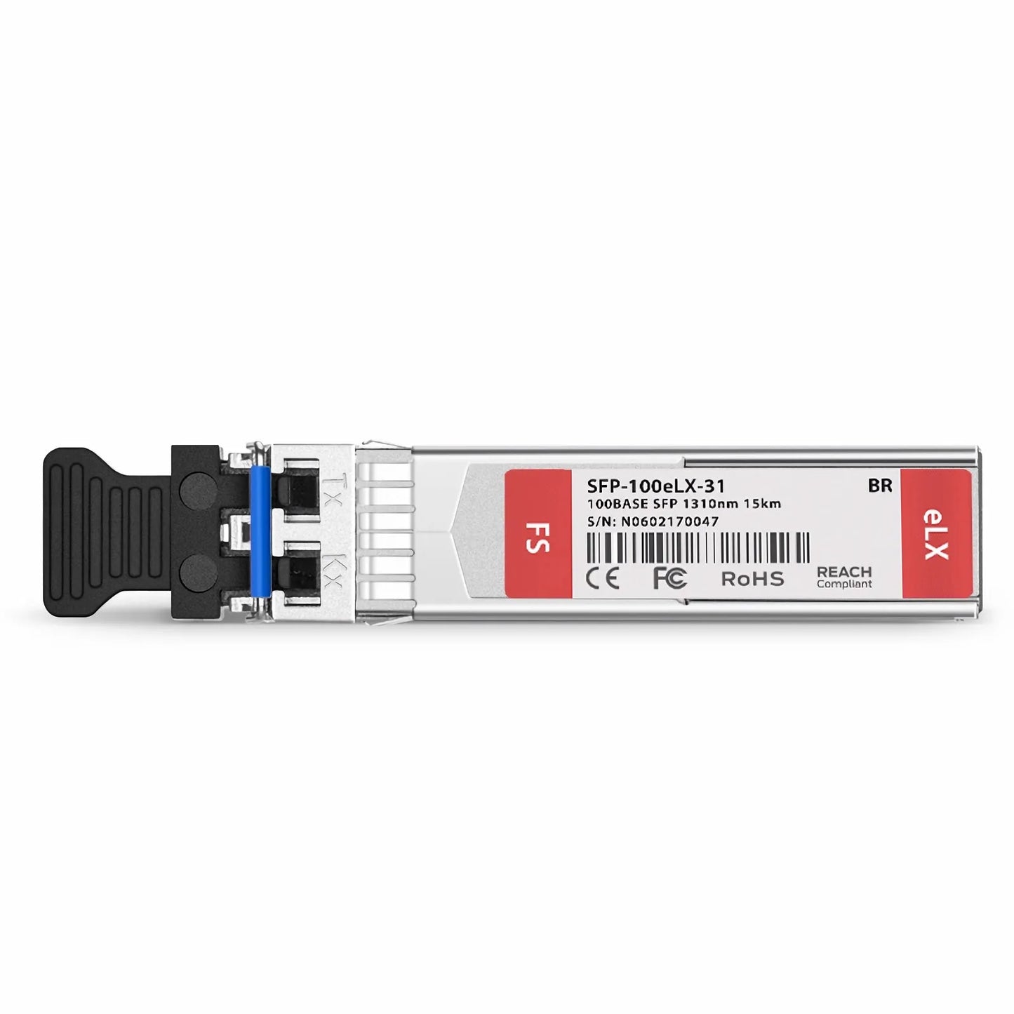 Brocade E1MG-100FX-IR-OM Compatible 100BASE-LX SFP 1310nm 15km DOM Duplex LC SMF Optical Transceiver Module