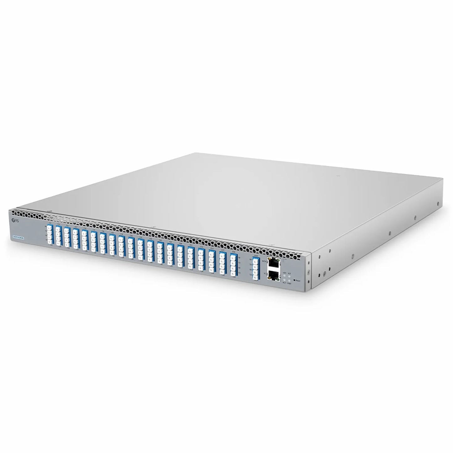 DCP910-D40M, 40 Channel 100G DWDM PAM4 Active Multiplexer, C21-C60, 20 x 100G LC/UPC, Duplex, with Monitor Port, 1U Rack Mount, 0-80km