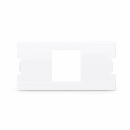 1-Port MOS Adapter, 1 Unit High, White