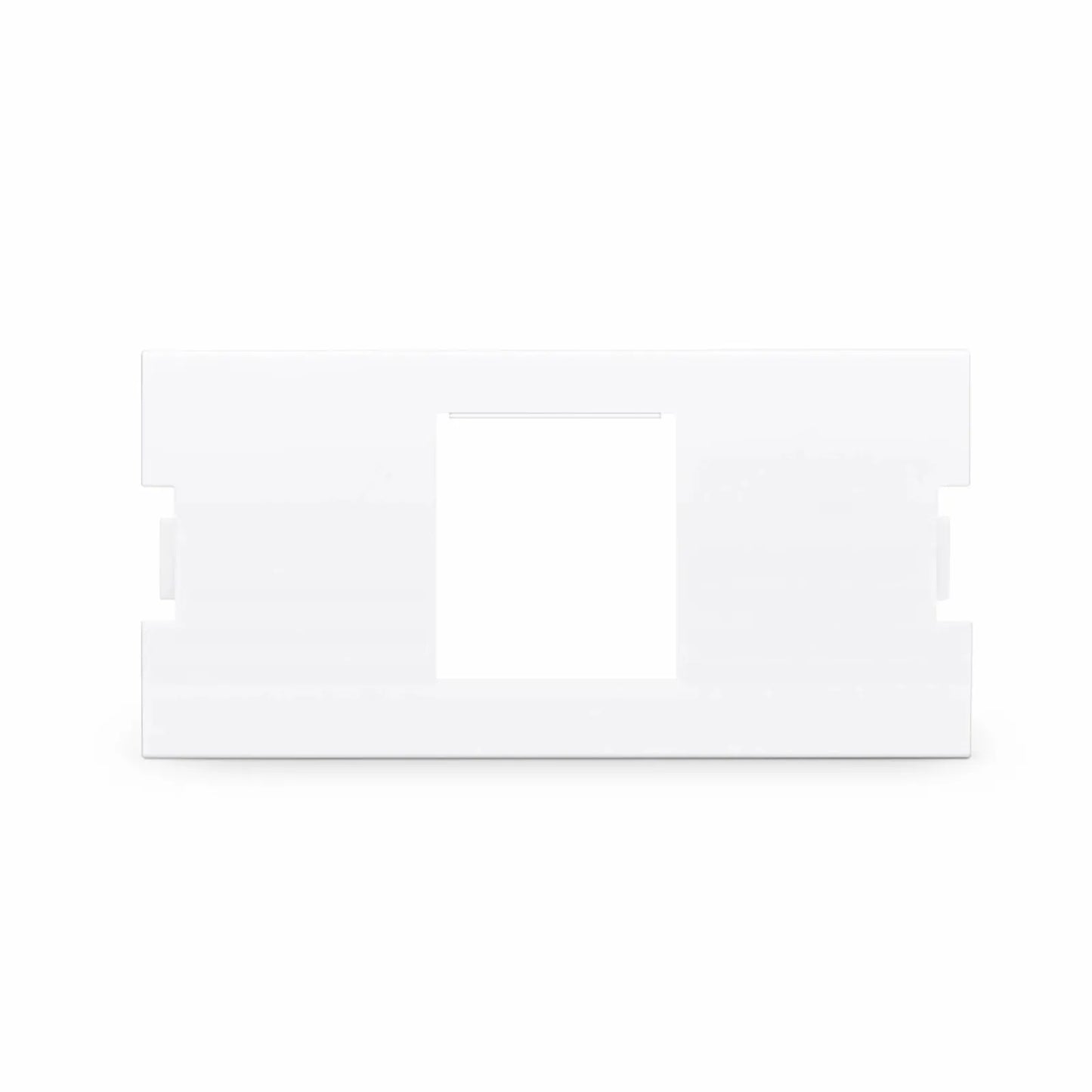 1-Port MOS Adapter, 1 Unit High, White