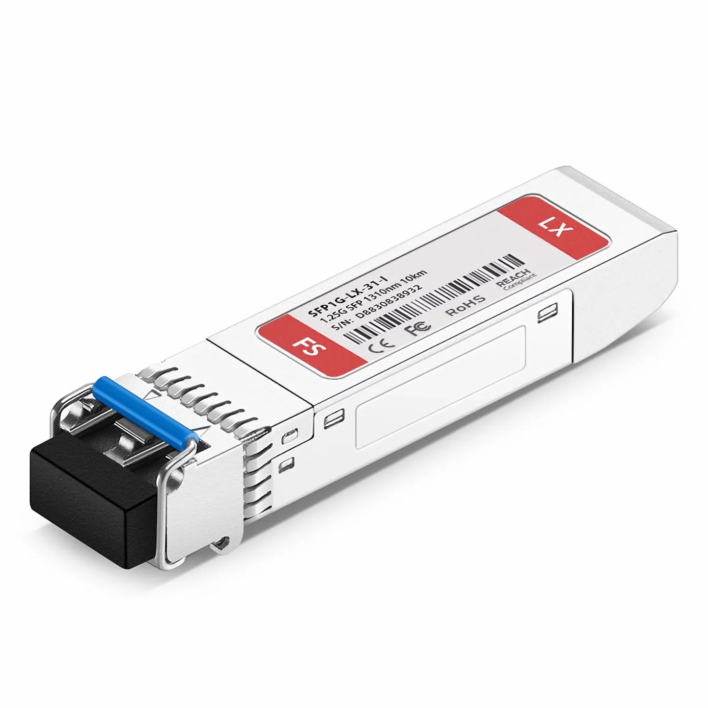 Cisco GLC-LH-SMD Compatible 1000BASE-LX/LH SFP 1310nm 10km DOM Duplex LC/UPC SMF Optical Transceiver Module (Industrial)