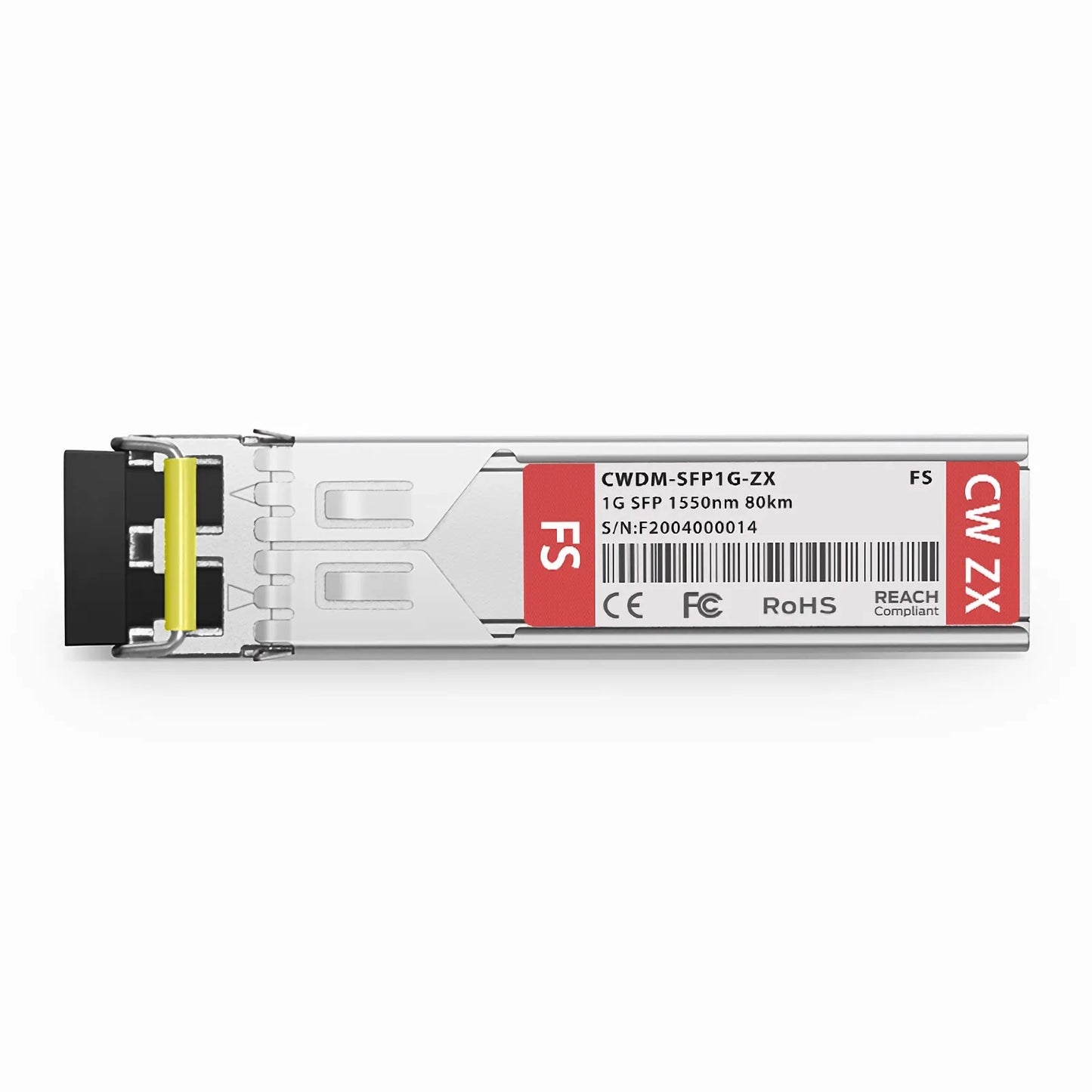 SFP 1000BASE-CWDM 1550nm 80km DOM Duplex LC/UPC SMF Optical Transceiver Module for Transmission for FS Switches