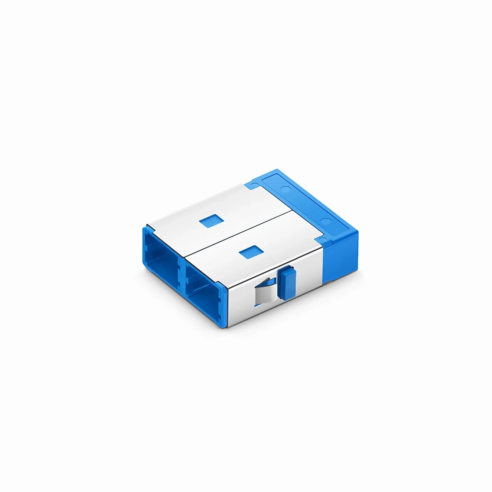 SN/UPC to SN/UPC 4-Port OS2 Single Mode Plastic Fiber Optic Adapter/Co ...